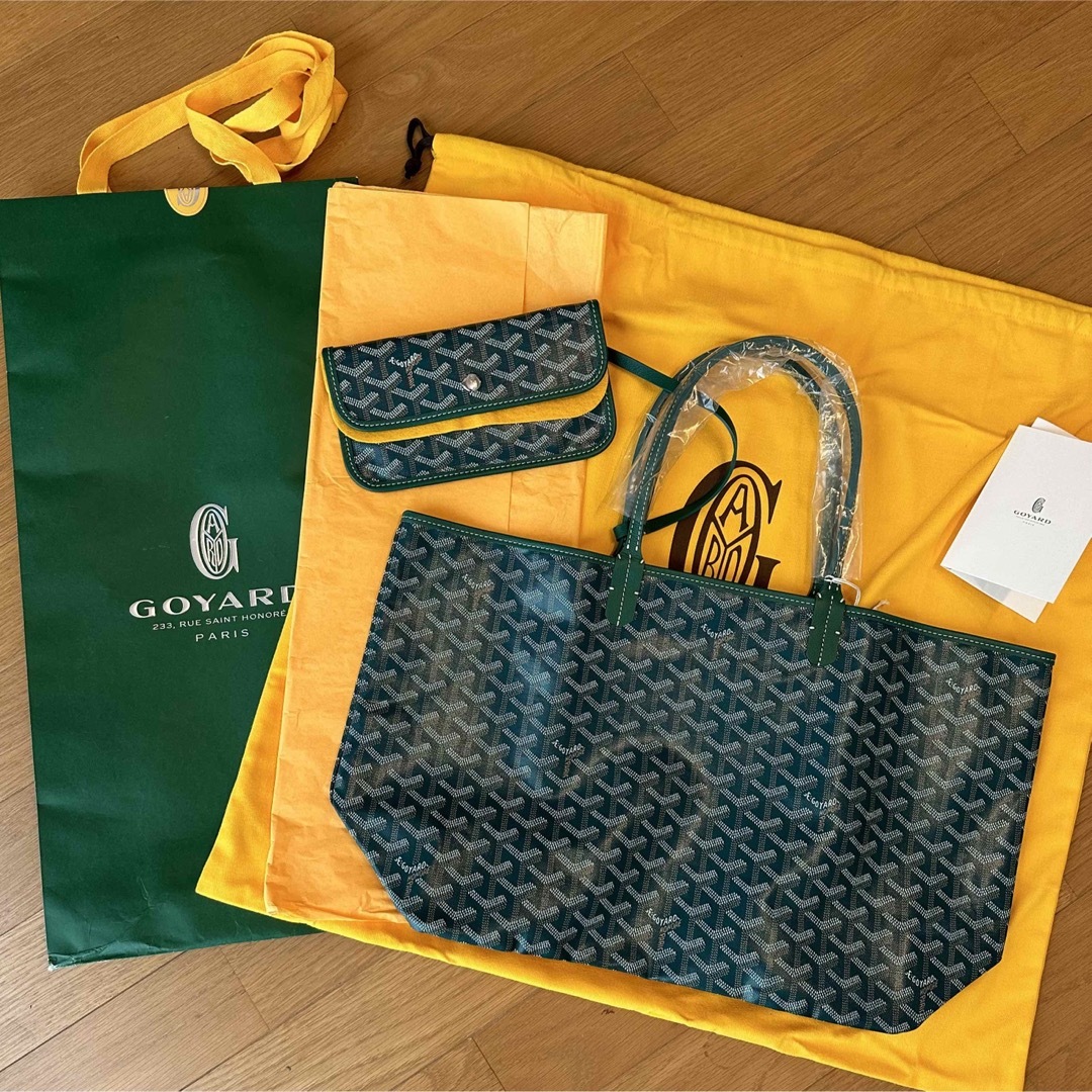 GOYARD - ゴヤール サンルイPM グリーン 新品未使用の通販 by GOYARD - ゴヤール サンルイPM グリーン 新品未使用の通販 by