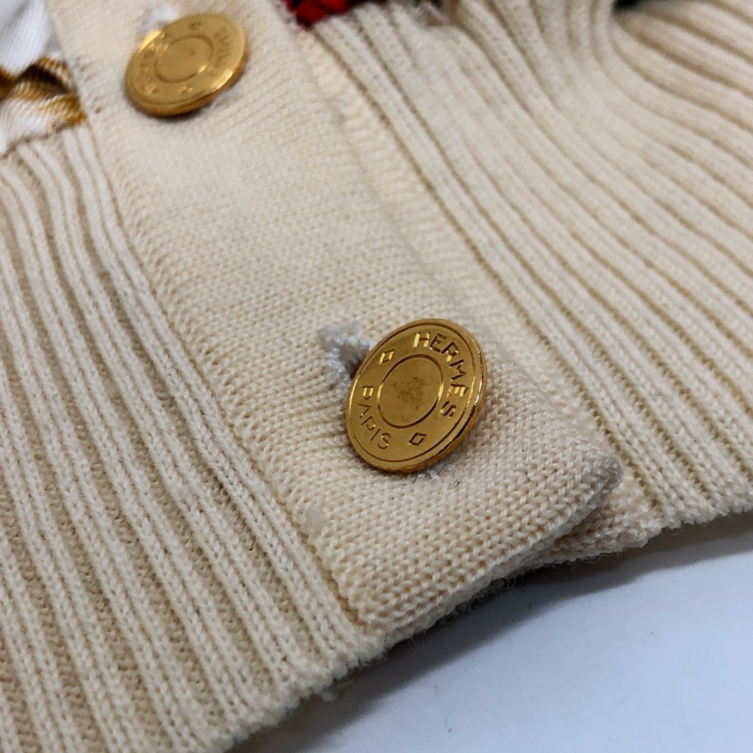 エルメス セリエボタン ニット ベージュ エルメス セリエボタン ニット ベージュ