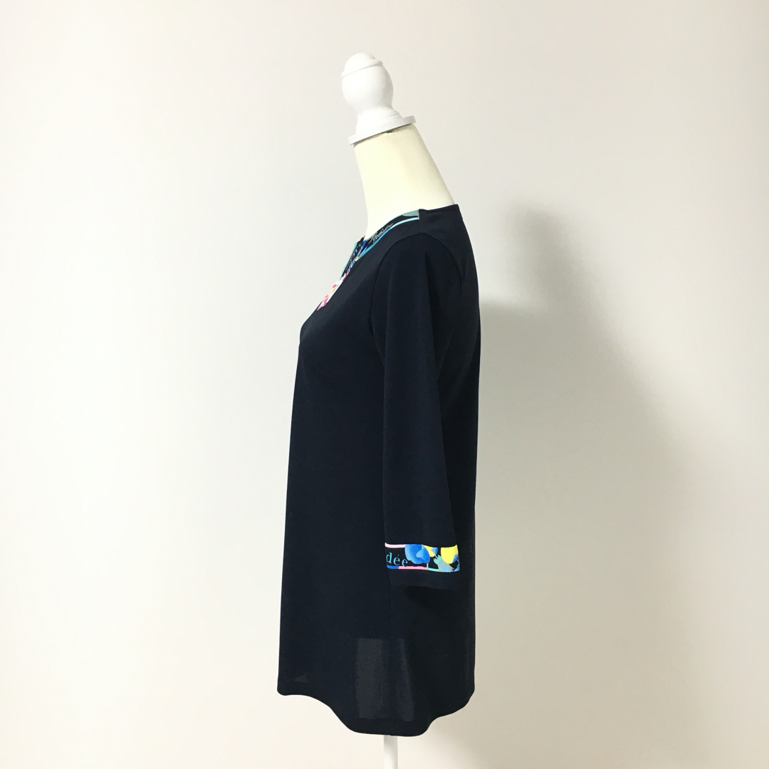 近年美品 LEONARD レオナール 洗える ストレッチ チュニック 近年美品 LEONARD レオナール 洗える ストレッチ チュニック