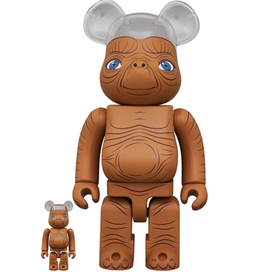MEDICOM TOY - BE@RBRICK E.T. 100％ & 400％