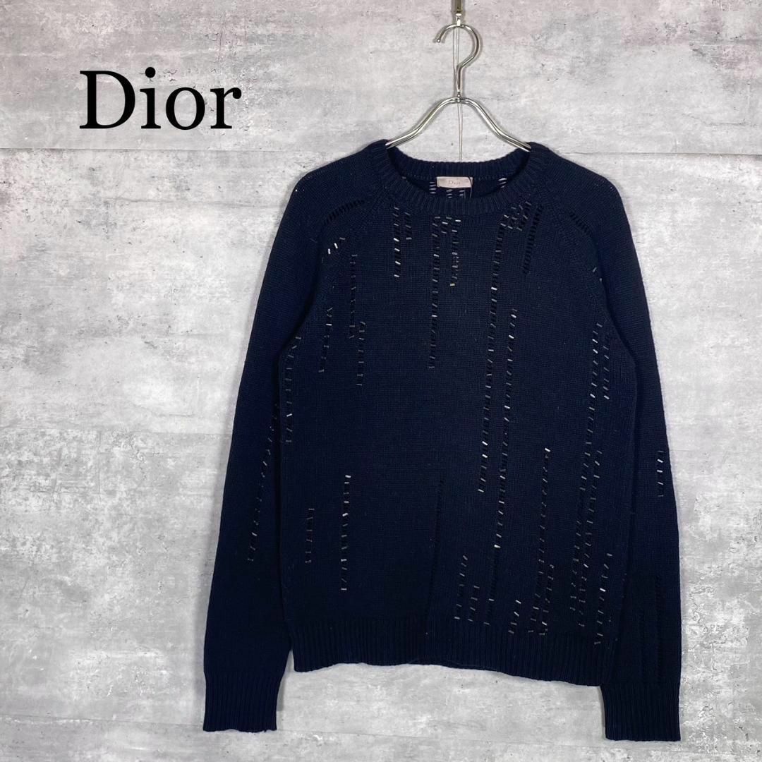 Dior』ディオール (XS) ビーズ プルオーバー長袖ニット ニット Dior』ディオール (XS) ビーズ プルオーバー長袖ニット ニット