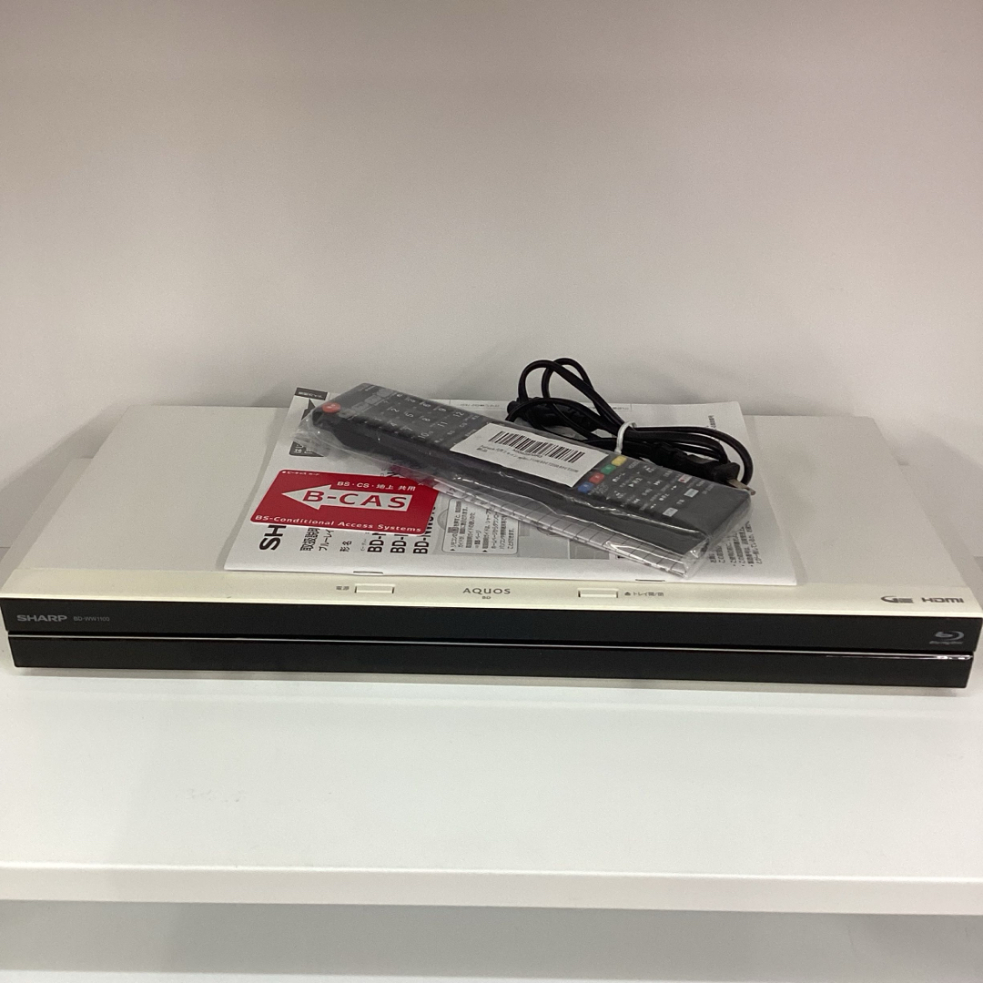 シャープ ブルーレイディスクレコーダー BD-WW1100 シャープ ブルーレイディスクレコーダー BD-WW1100