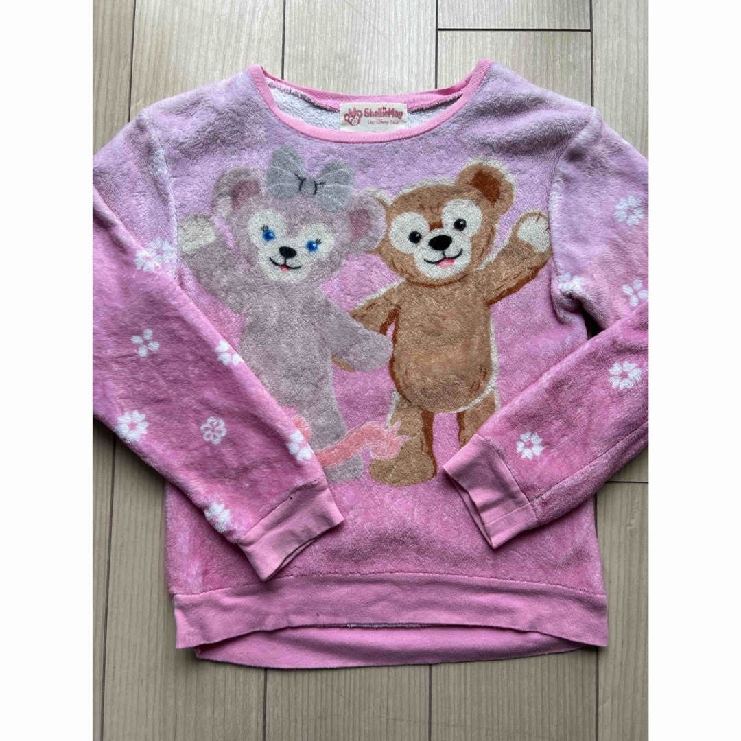 シェリーメイ(シェリーメイ)の Disney ダッフィー シェリーメイ キッズトレーナー キッズ/ベビー/マタニティのキッズ服女の子用(90cm~)(Tシャツ/カットソー)の商品写真