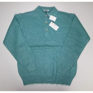 AURALEE - AURALEE BRUSHED SUPER POLO モヘア ニットポロ 4の AURALEE - AURALEE BRUSHED SUPER POLO モヘア ニットポロ 4の