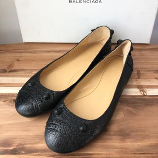 BALENCIAGA バレンシアガ フラットシューズ  黒 サイズ  37