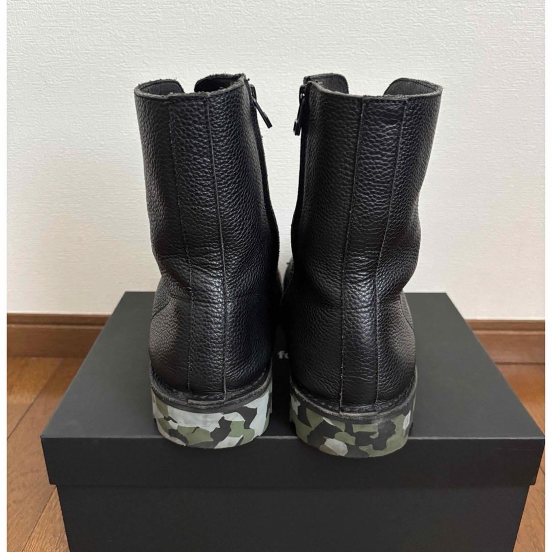 美品】ヨウジオム ソール迷彩 ファスナーブーツ yohji Y-3 靴 美品】ヨウジオム ソール迷彩 ファスナーブーツ yohji Y-3 靴