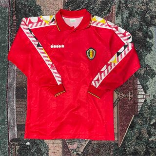 DIADORA - 1994 diadora ベルギー代表 ユニフォーム W杯の通販 DIADORA - 1994 diadora ベルギー代表 ユニフォーム W杯の通販