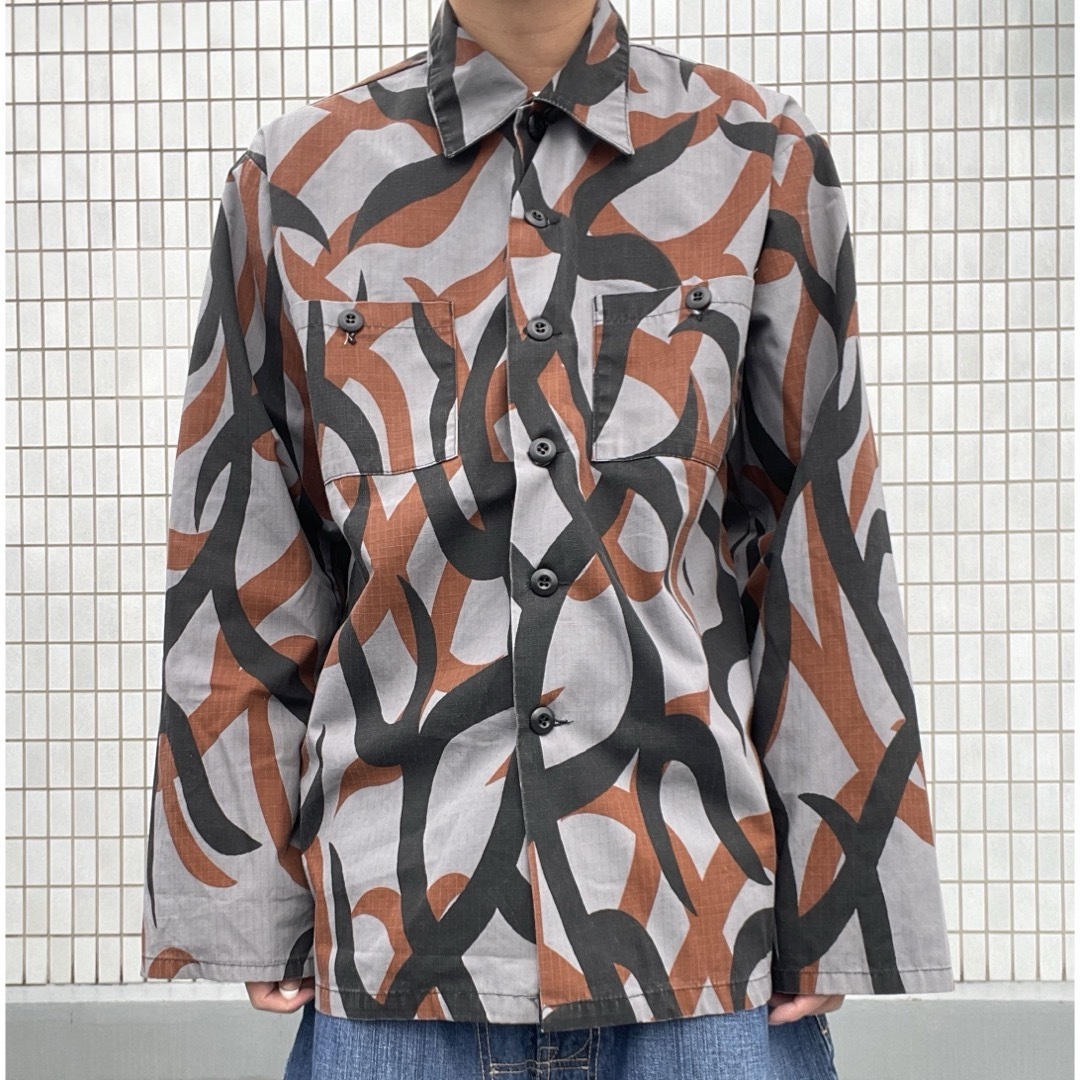 USA製 ASAT トライバルカモシャツ L VINTAGE グレーの通販 by USA製 ASAT トライバルカモシャツ L VINTAGE グレーの通販 by
