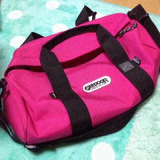 アウトドア(OUTDOOR)のOUTDOOR ピンクボストン(ボストンバッグ)
