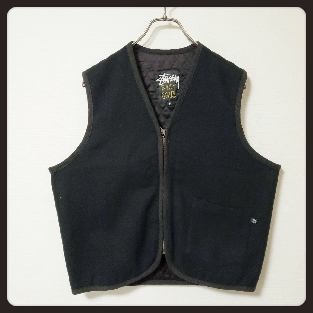 80's vintage OLD STUSSY BURLY GEAR ベスト 80's vintage OLD STUSSY BURLY GEAR ベスト
