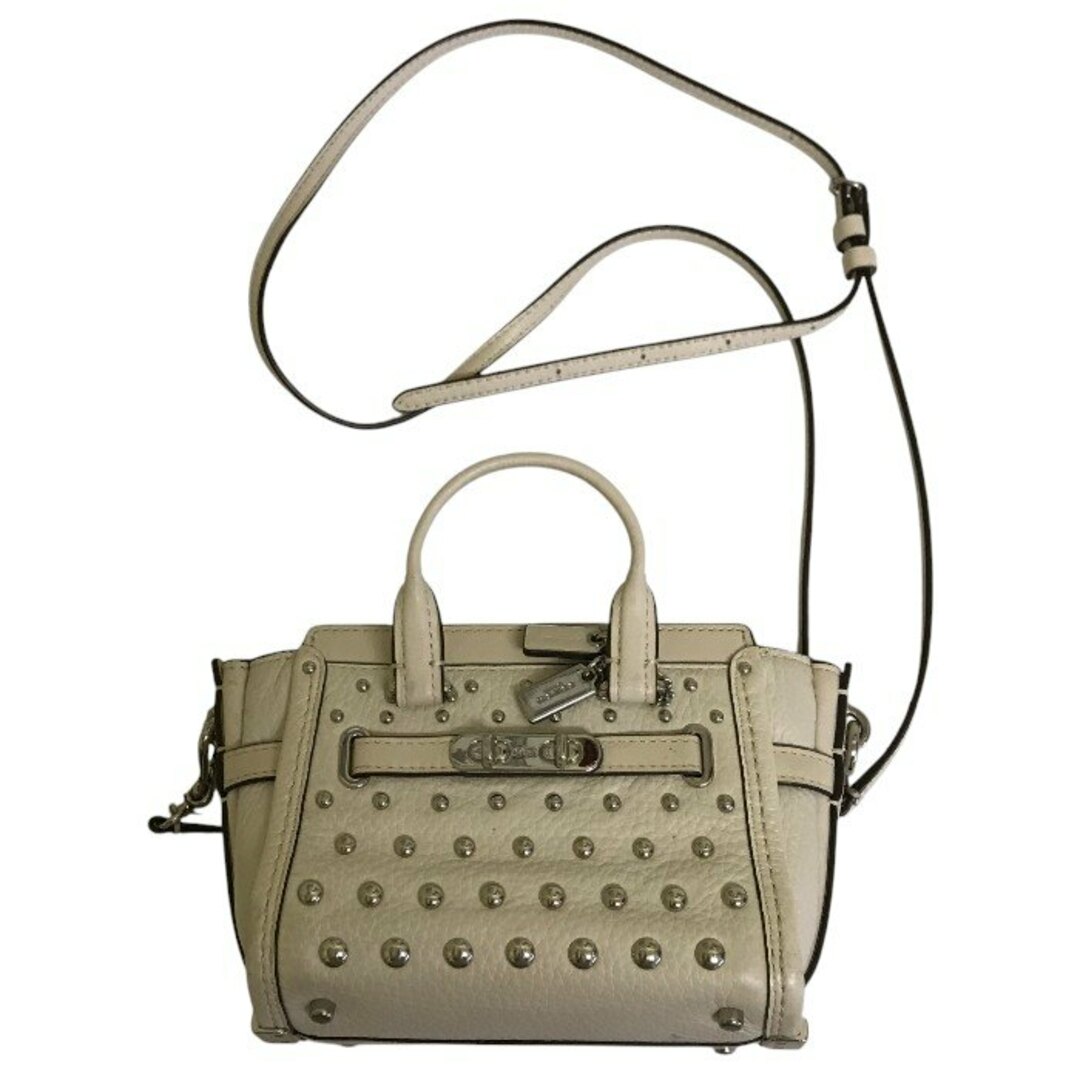 極美品・2WAY コーチ COACH スワッガー ショルダーバッグ レザー