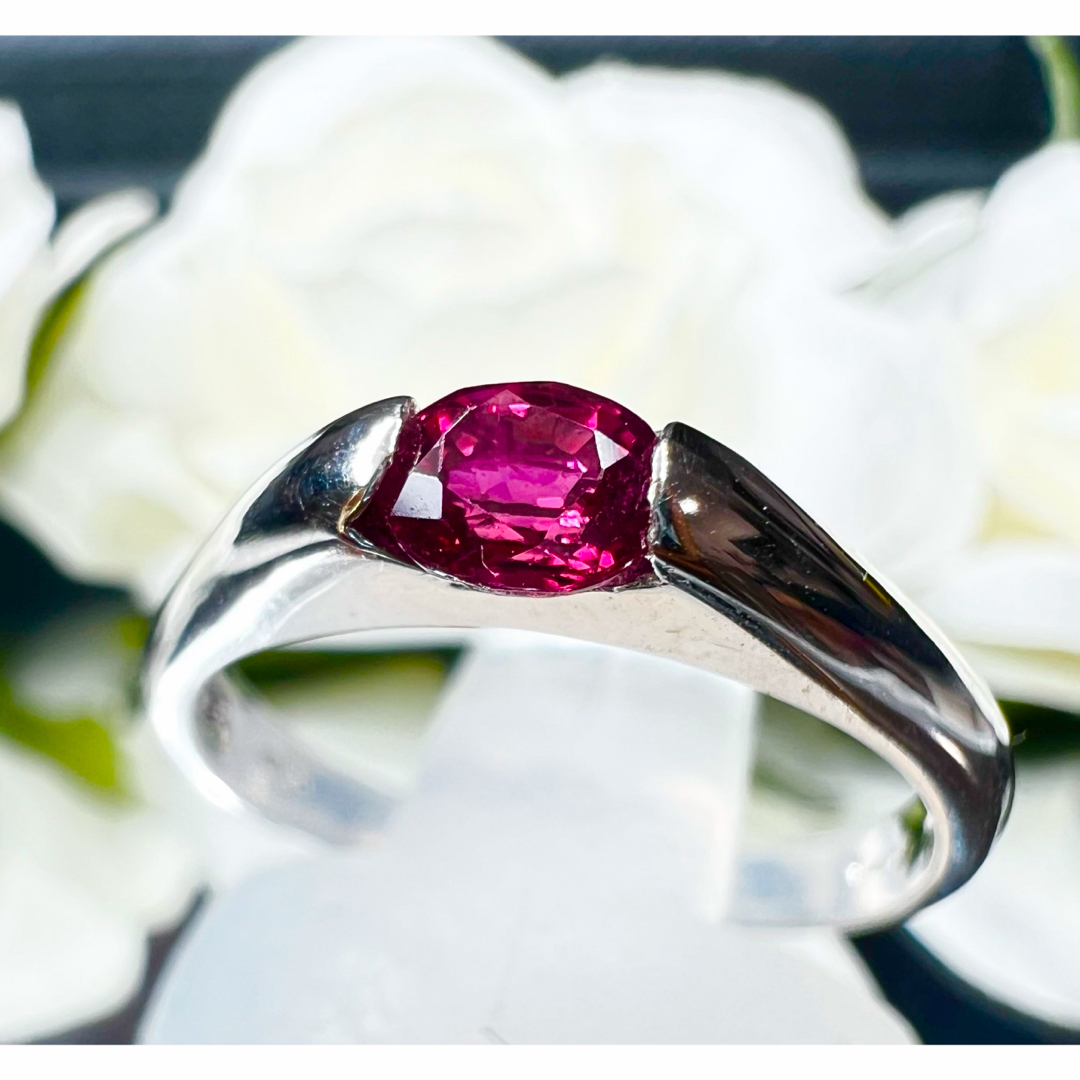 プレゼント ルビー 0.412ct 一粒リング 指輪 K10WG CSO-20 プレゼント ルビー 0.412ct 一粒リング 指輪 K10WG CSO-20