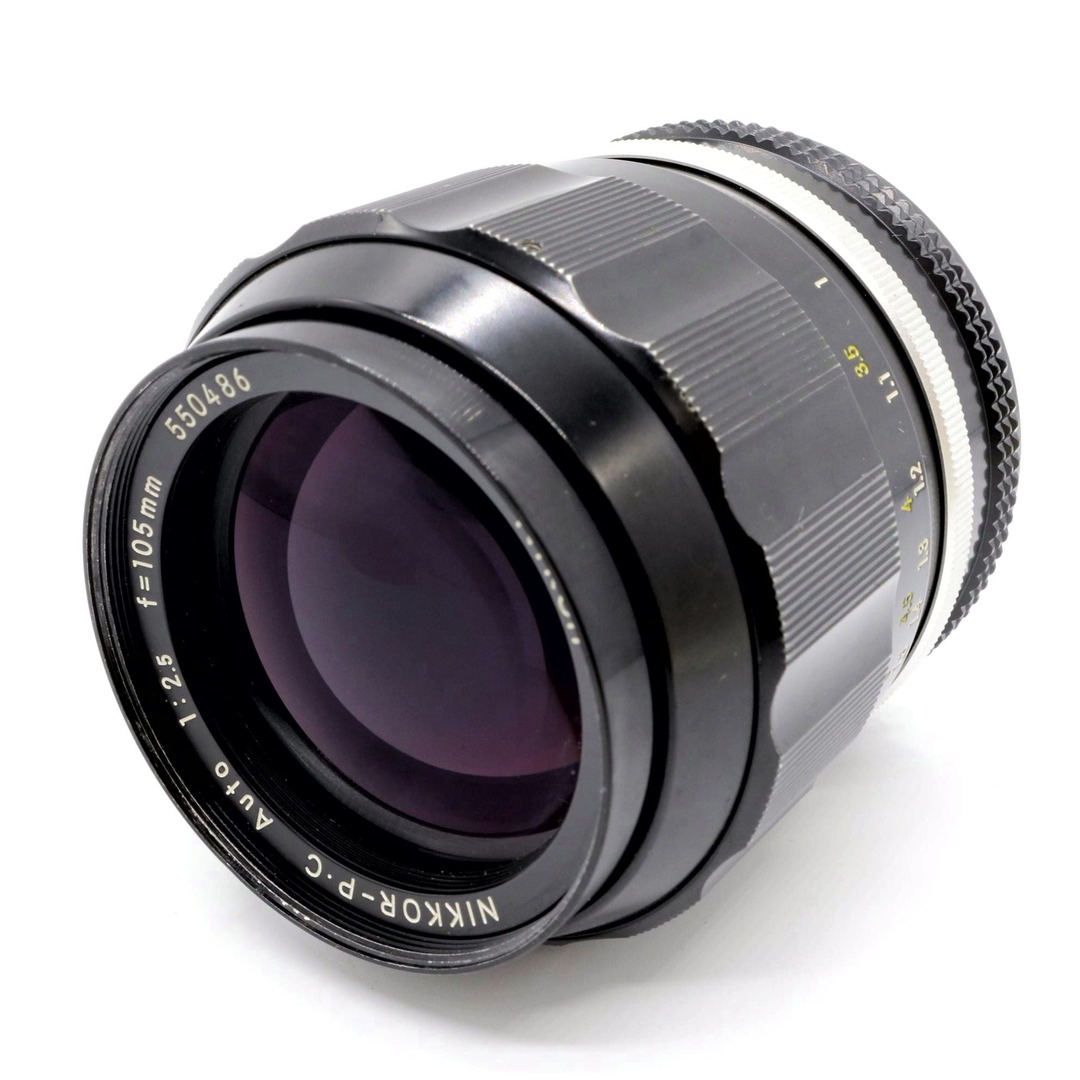 美品》 単焦点レンズ NIKON Nikkor-p c auto 105mm F2.5 ニコン 美品》 単焦点レンズ NIKON Nikkor-p c auto 105mm F2.5 ニコン