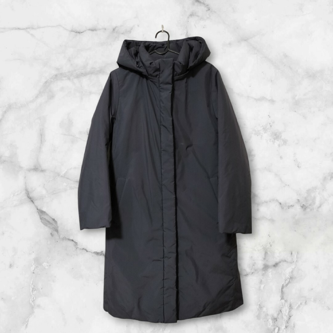 UNIQLO - UNIQLO ハイブリッドダウンコート ネイビー Lの通販 by UNIQLO - UNIQLO ハイブリッドダウンコート ネイビー Lの通販 by