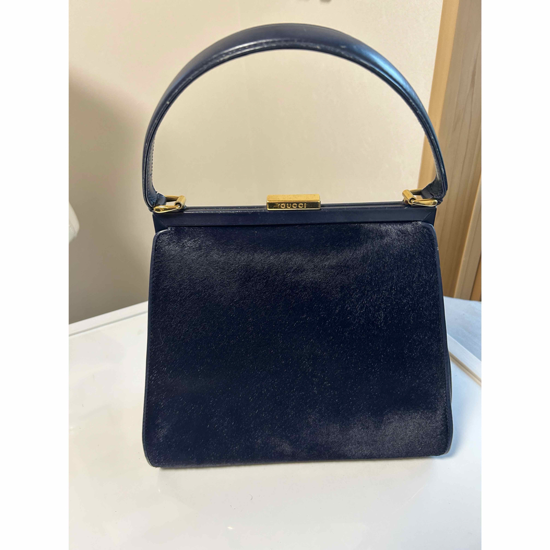 GUCCI - GUCCIグッチ　ハラコ　ハンドバック　ヴィンテージ