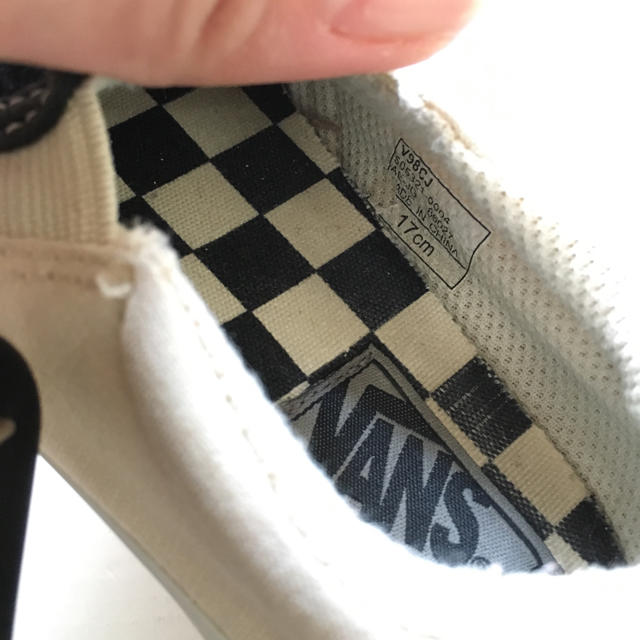 VANS(ヴァンズ)のVANS スリッポン キッズ/ベビー/マタニティのキッズ靴/シューズ(15cm~)(スリッポン)の商品写真