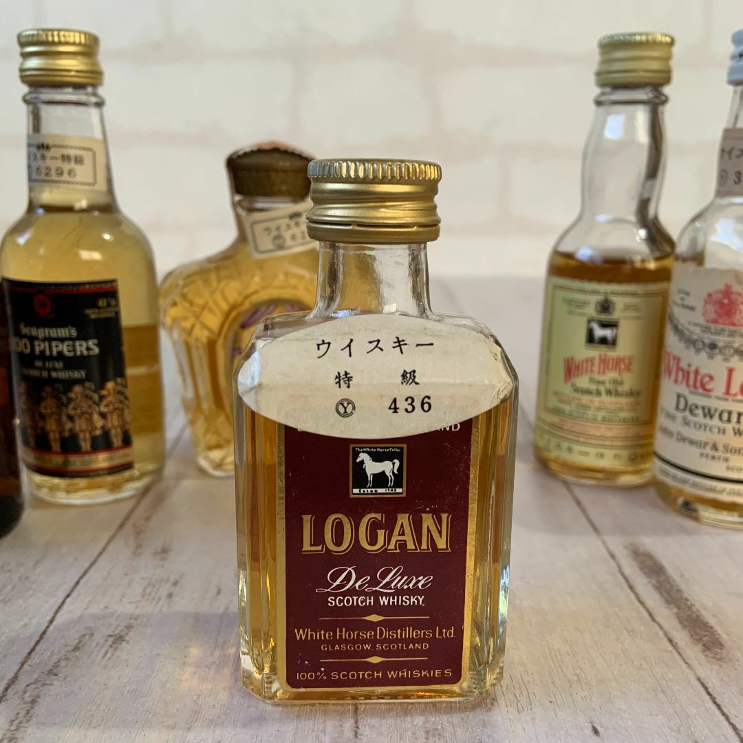 古酒ミニボトル6本】Dewar's、White Horse、Seagram'sの通販 by