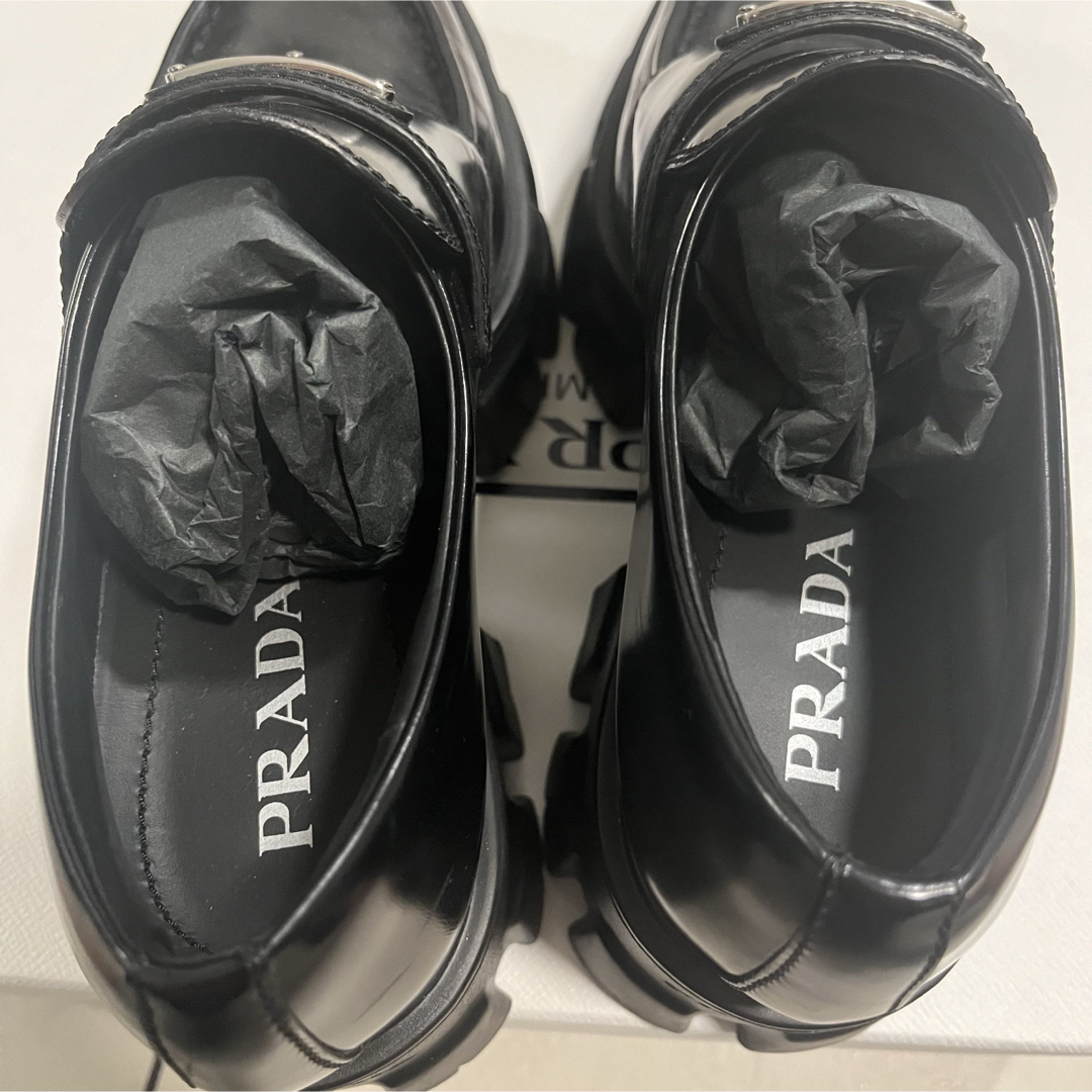 本物PRADAプラダモノリスポインテッドトゥ ローファー RE nylon 本物PRADAプラダモノリスポインテッドトゥ ローファー RE nylon