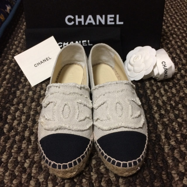 最終出品です♪( ´θ｀) CHANEL エスパドリーユ 35 ♡