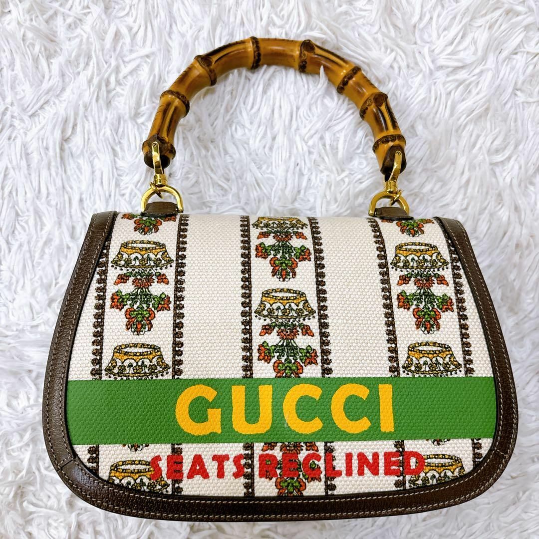 GUCCI - 希少品 レア GUCCI グッチ 100周年モデル バンブー GUCCI - 希少品 レア GUCCI グッチ 100周年モデル バンブー