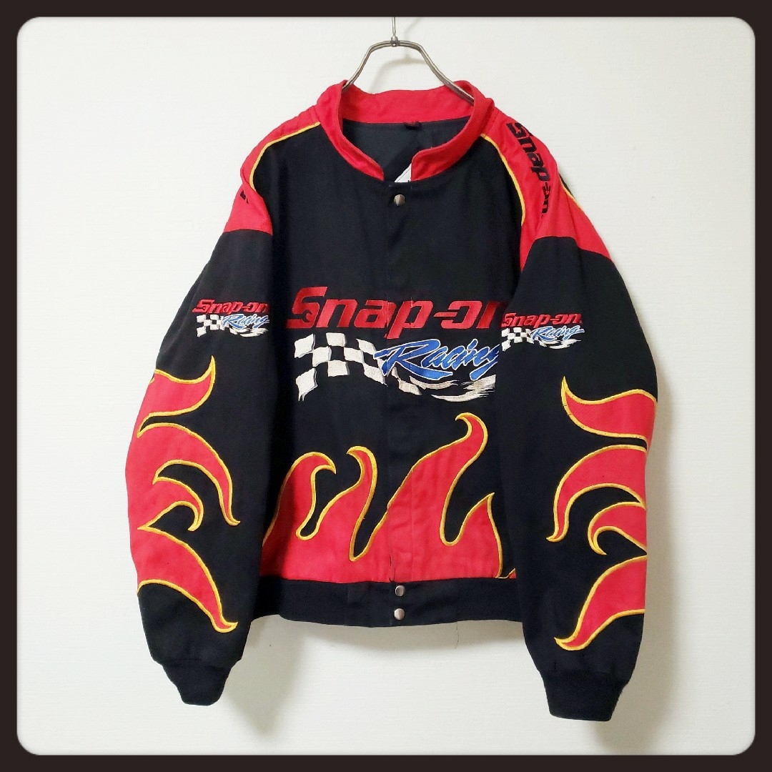希少デザイン Snap-on スナップオン レーシングJKT 希少デザイン Snap-on スナップオン レーシングJKT