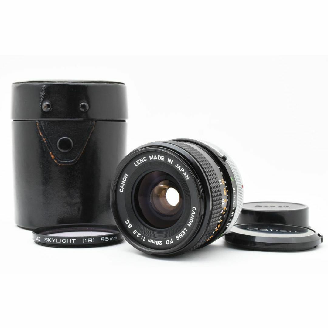 良品 CANON キャノン FD 28mm 2.8 MF レンズ B724 良品 CANON キャノン FD 28mm 2.8 MF レンズ B724