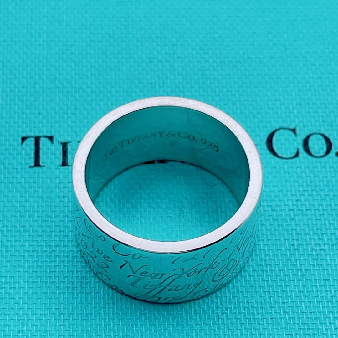 Tiffany & Co. ノーツ ワイド リング 指輪 10.5号 Tiffany & Co. ノーツ ワイド リング 指輪 10.5号