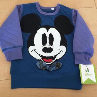 ディズニー(Disney)のちょっとかおり様専用　新品未使用 Disney ミッキー トレーナー 80㎝(トレーナー)