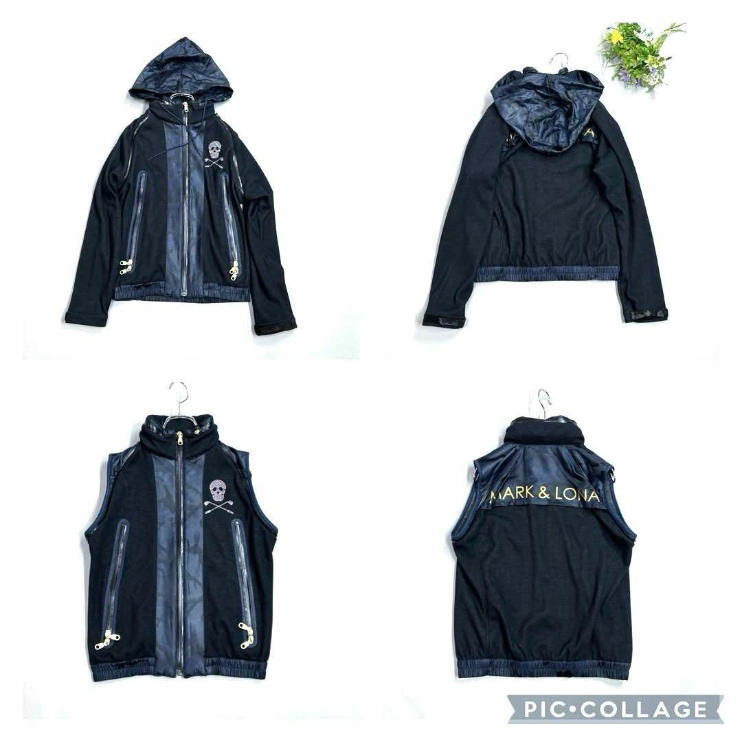 極美品❗️マークアンドロナ 2way 4way 長袖ブルゾン ベスト 極美品❗️マークアンドロナ 2way 4way 長袖ブルゾン ベスト