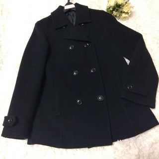 イーストボーイ(EASTBOY)の美品 イーストボーイ ビーナス ピーコート ブラック 黒 11 アンゴラ混(ピーコート)
