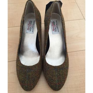 ハリスツイード(Harris Tweed)の新品未使用 ハリスツイード パンプス LLサイズ(ハイヒール/パンプス)