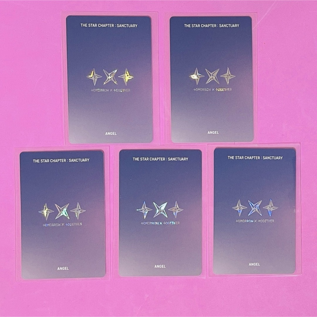 TOMORROW X TOGETHER - TXT トレカ ANGEL ver. コンプ 5枚セット TOMORROW X TOGETHER - TXT トレカ ANGEL ver. コンプ 5枚セット