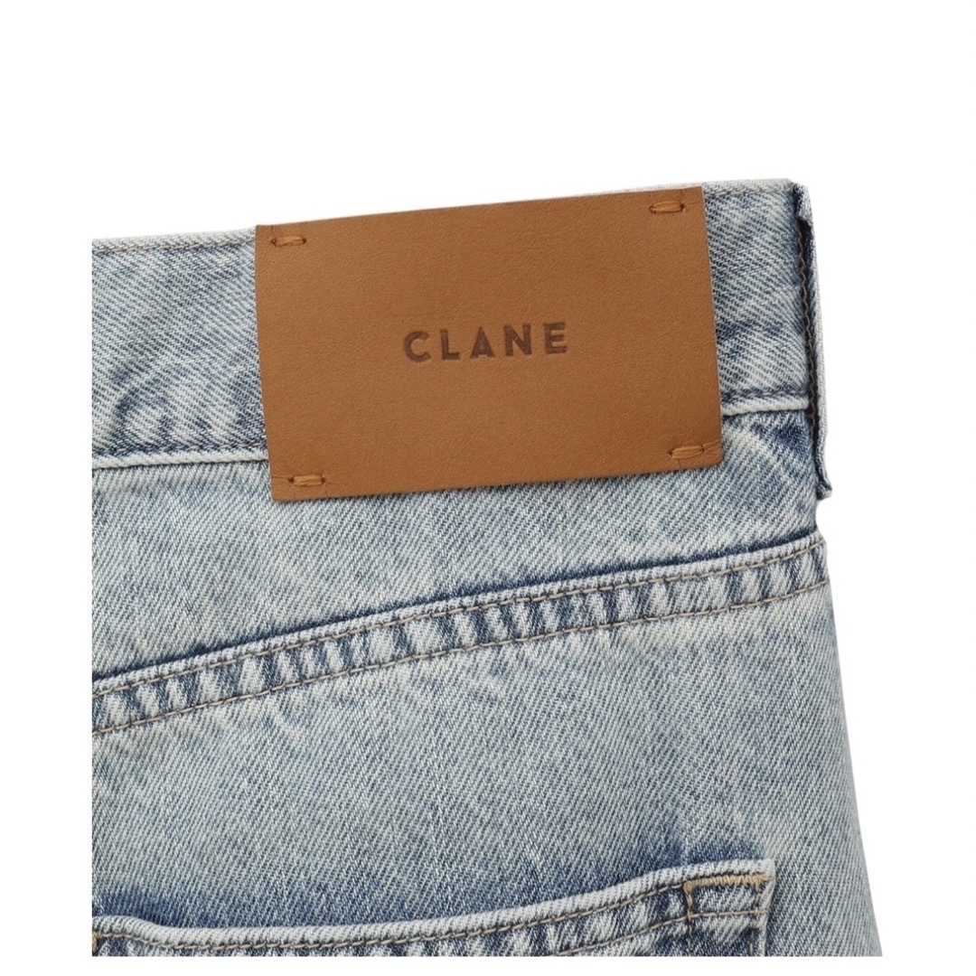 CLANE - 広瀬すず×CLANE TUCK WIDE DENIM PANTS アイスブルーの CLANE - 広瀬すず×CLANE TUCK WIDE DENIM PANTS アイスブルーの