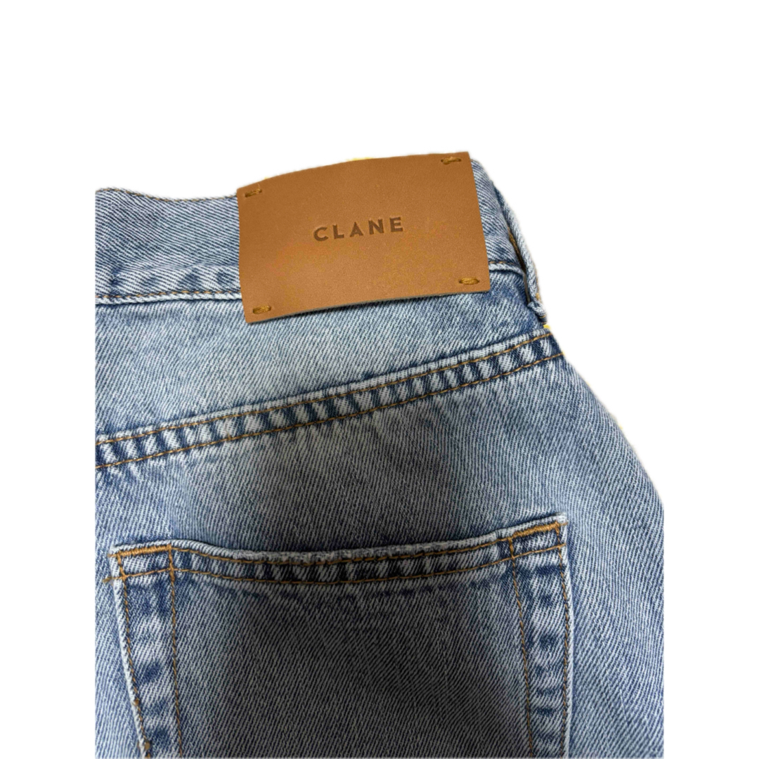 CLANE - 広瀬すず×CLANE TUCK WIDE DENIM PANTS アイスブルーの CLANE - 広瀬すず×CLANE TUCK WIDE DENIM PANTS アイスブルーの
