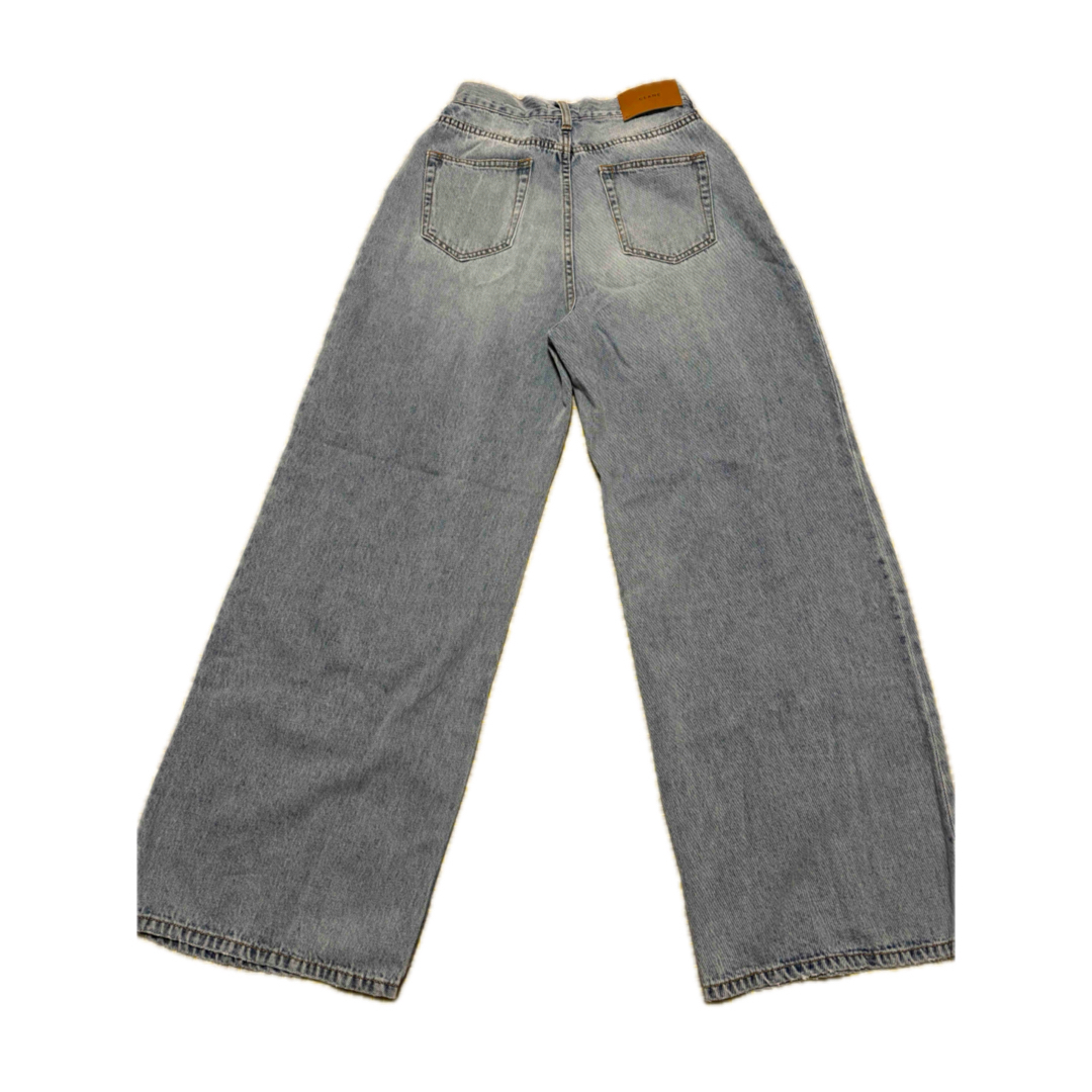 CLANE - 広瀬すず×CLANE TUCK WIDE DENIM PANTS アイスブルーの CLANE - 広瀬すず×CLANE TUCK WIDE DENIM PANTS アイスブルーの