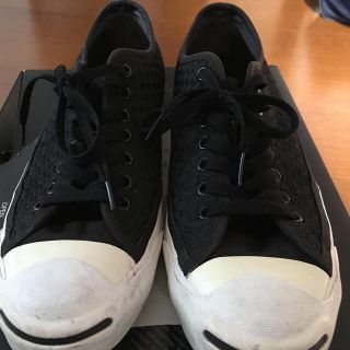 コンバース(CONVERSE)のコンバースブラック ローカットスニーカー(スニーカー)