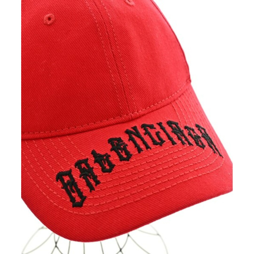 BALENCIAGA - BALENCIAGA バレンシアガ キャップ L 赤 【古着 BALENCIAGA - BALENCIAGA バレンシアガ キャップ L 赤 【古着