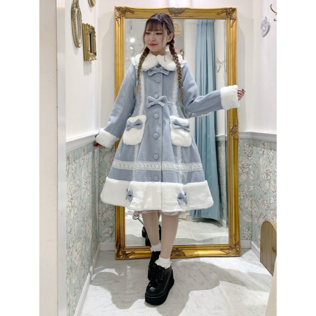 axes femme - アクシーズファムカワイイ スノードルチェコート axes femme - アクシーズファムカワイイ スノードルチェコート