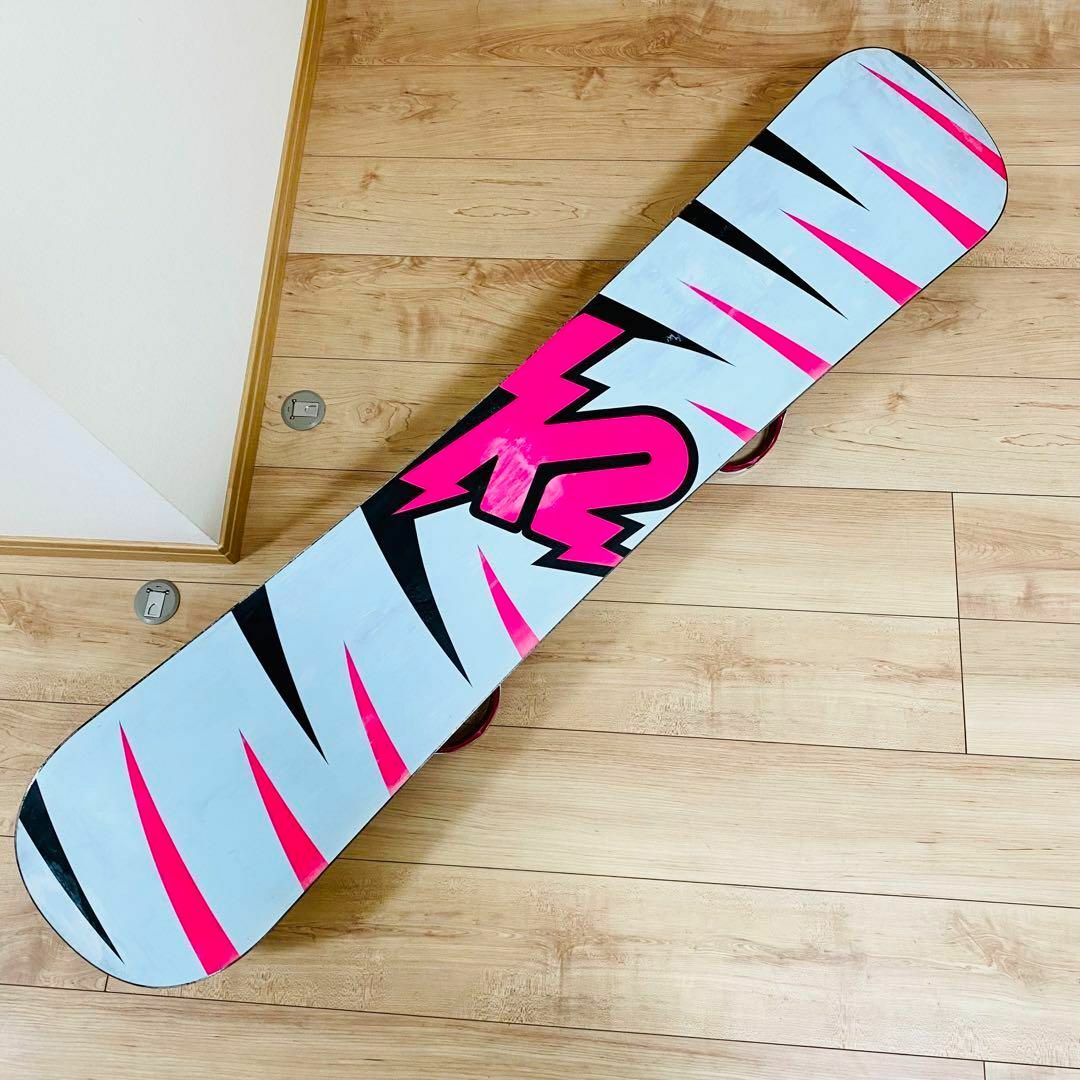 K2×FTWO RESPITE 140cm スノーボード&ビンディング 板 ボード K2×FTWO RESPITE 140cm スノーボード&ビンディング 板 ボード