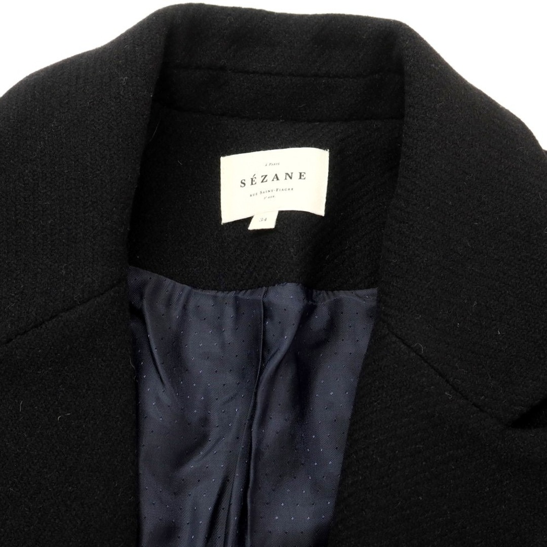 中古】セザンヌ sezane ウールツイード 2つボタン カジュアル 中古】セザンヌ sezane ウールツイード 2つボタン カジュアル