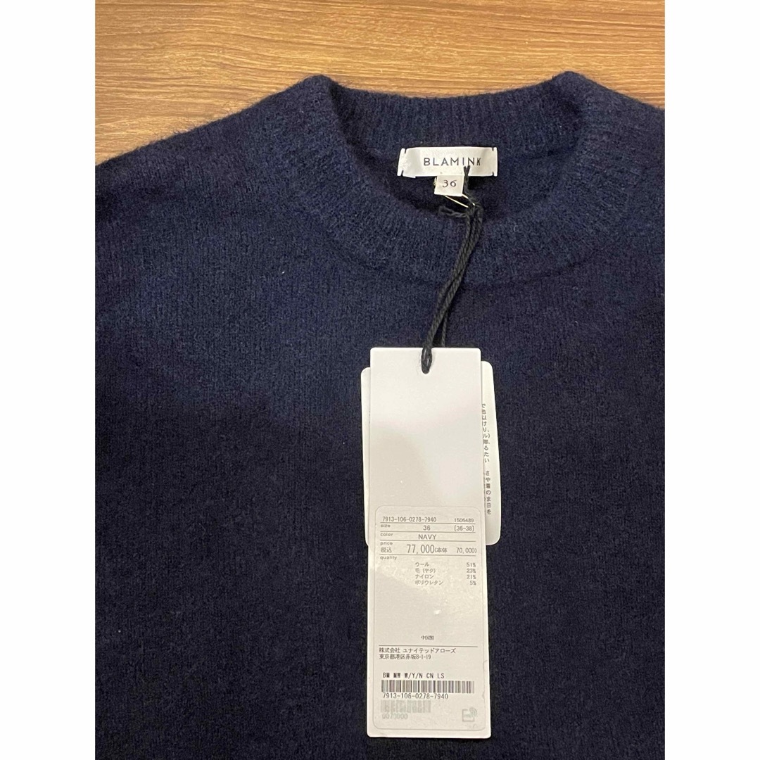 新品!BlaminkブラミンクM.WINTER クルーネックロングスリーブ 新品!BlaminkブラミンクM.WINTER クルーネックロングスリーブ
