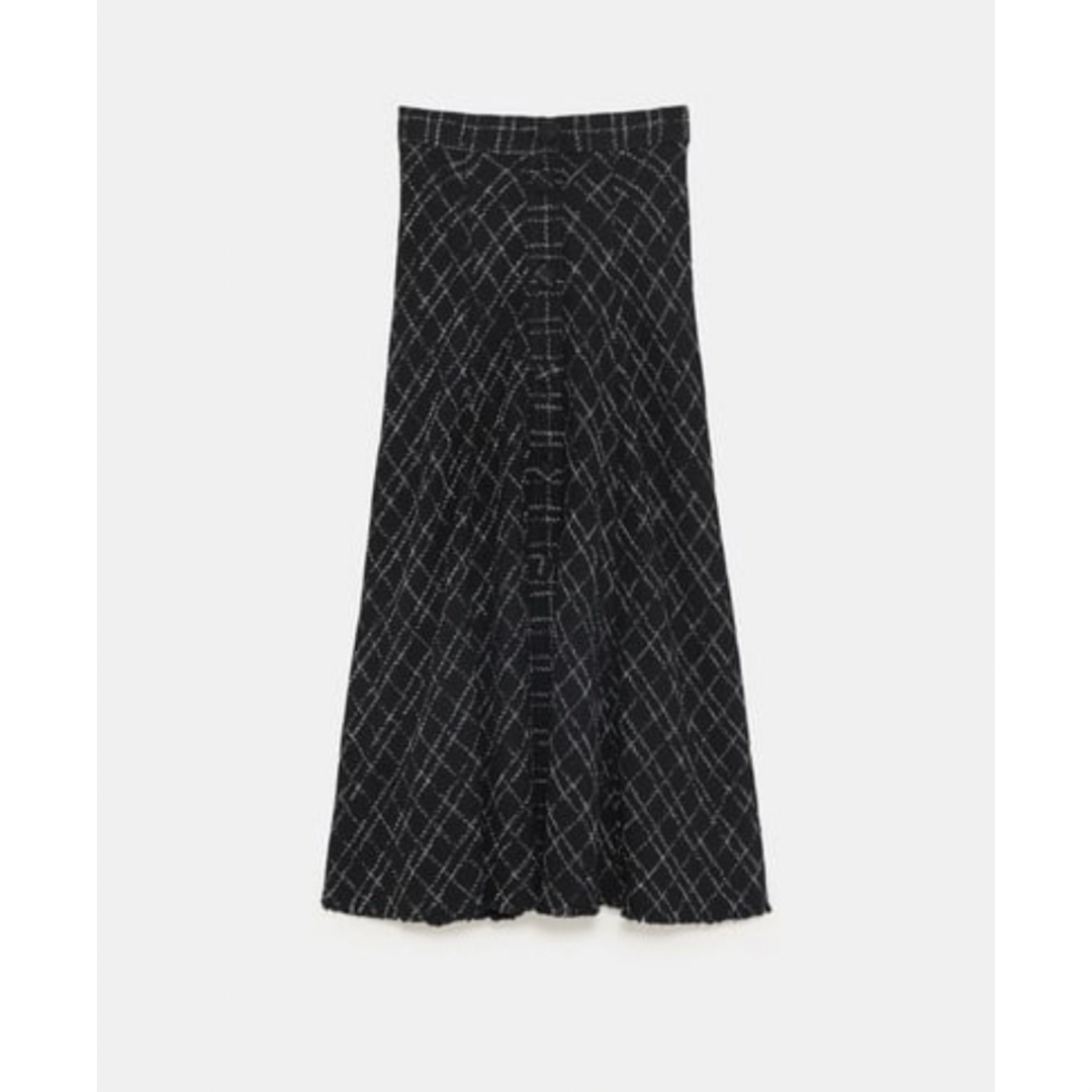 ZARA - ZARA チェック柄 ロングスカート ロングフレアスカート ZARA - ZARA チェック柄 ロングスカート ロングフレアスカート