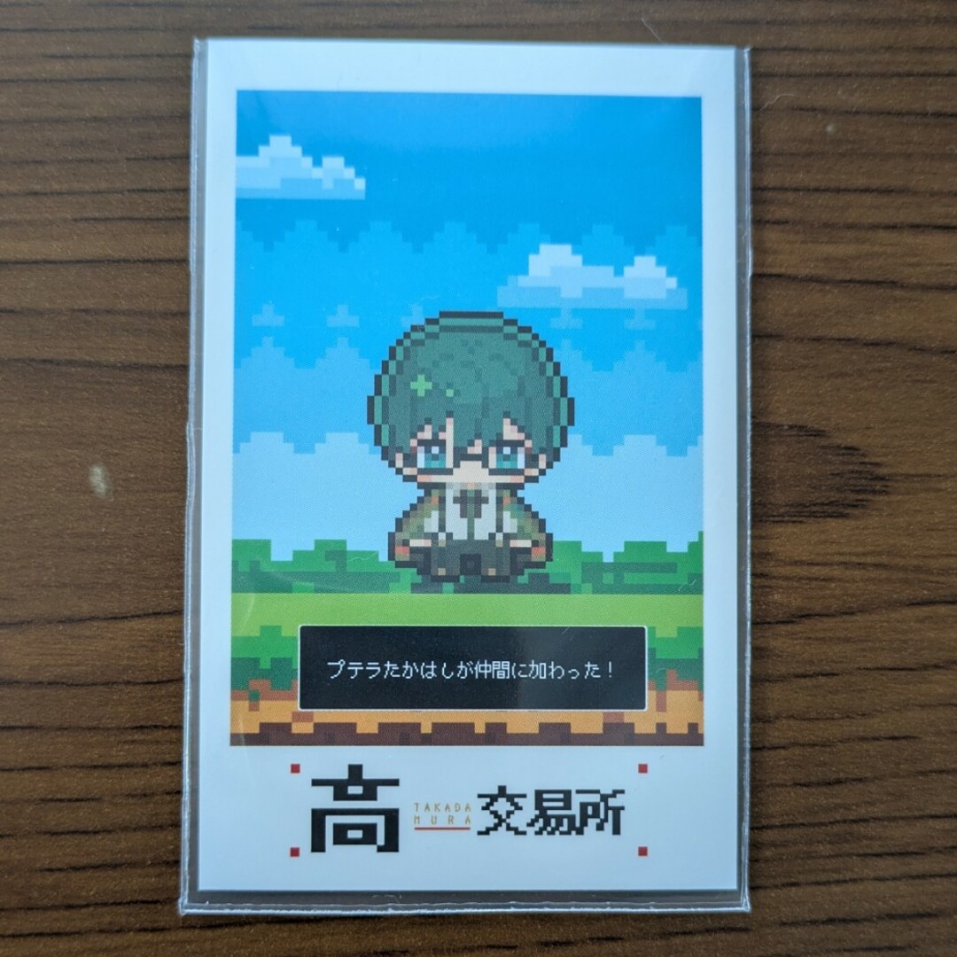 高田村交易所 購入者特典 ランダムチェキ風トレカ プテラたかはし エンタメ/ホビーのコレクション(ノベルティグッズ)の商品写真