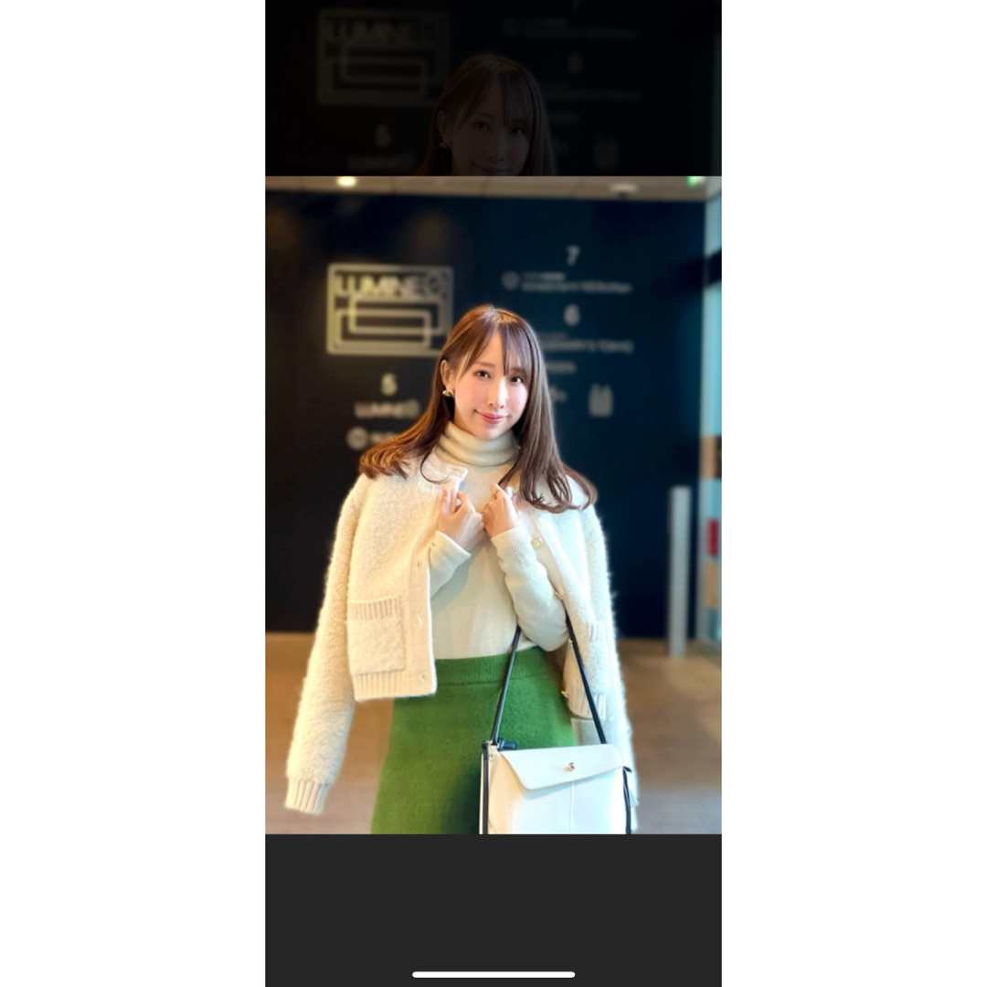 ZARA - ZARAのブークレニットカーディガンの通販 by sss..|ザラ ZARA - ZARAのブークレニットカーディガンの通販 by sss..|ザラ