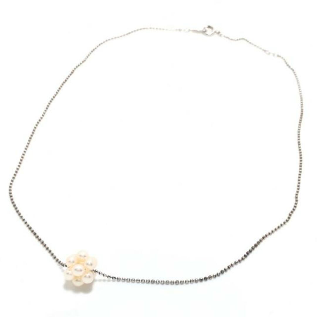 田崎真珠/TASAKI(タサキシンジュ) ネックレス - シルバー×白 田崎真珠/TASAKI(タサキシンジュ) ネックレス - シルバー×白