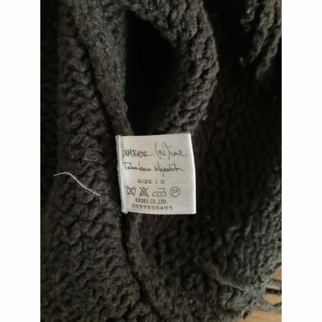 NUMBER (N)INE - number nine 03aw カート期 グランジニット NUMBER (N)INE - number nine 03aw カート期 グランジニット