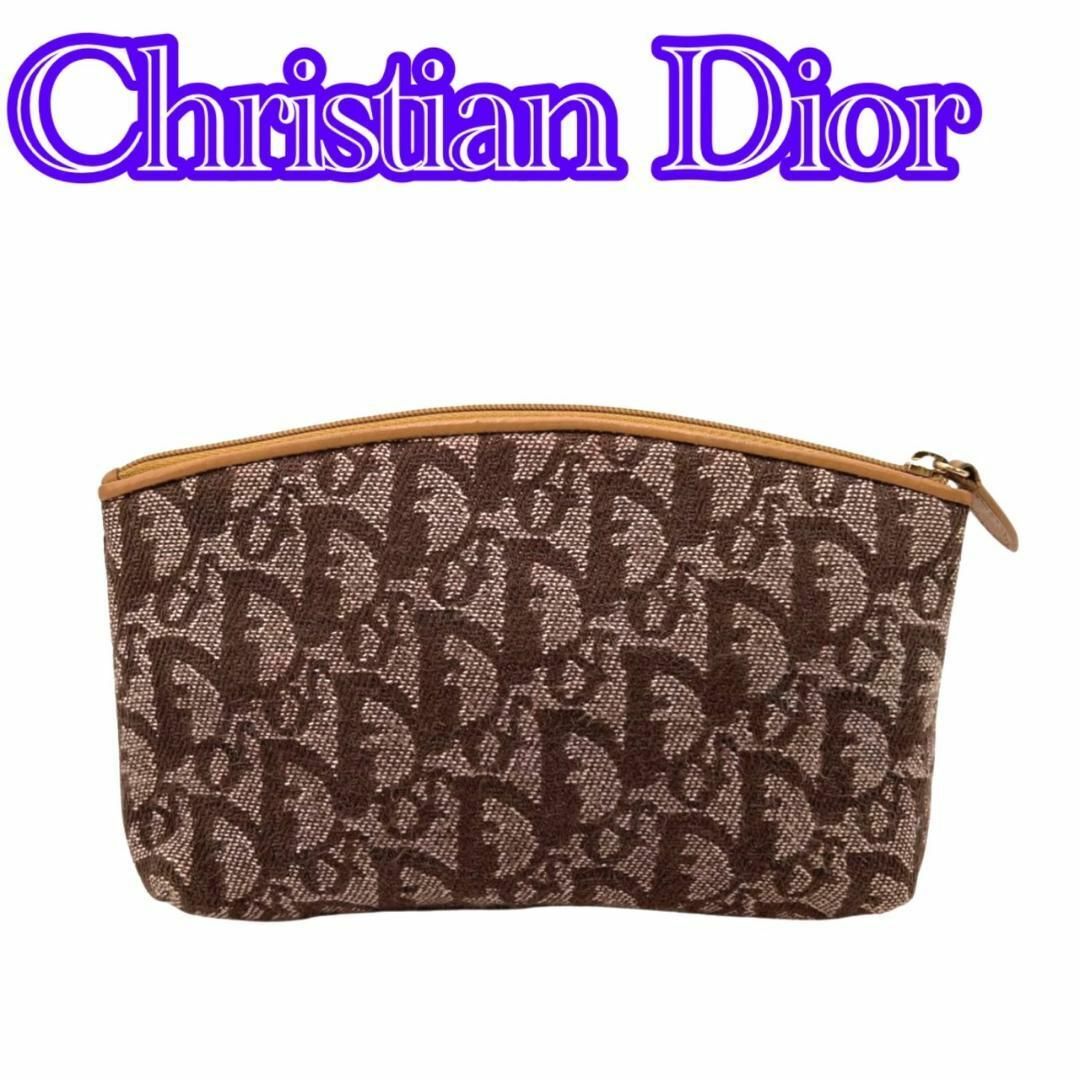 Christian Dior クリスチャンディオール トロッター柄 ポーチ Christian Dior クリスチャンディオール トロッター柄 ポーチ