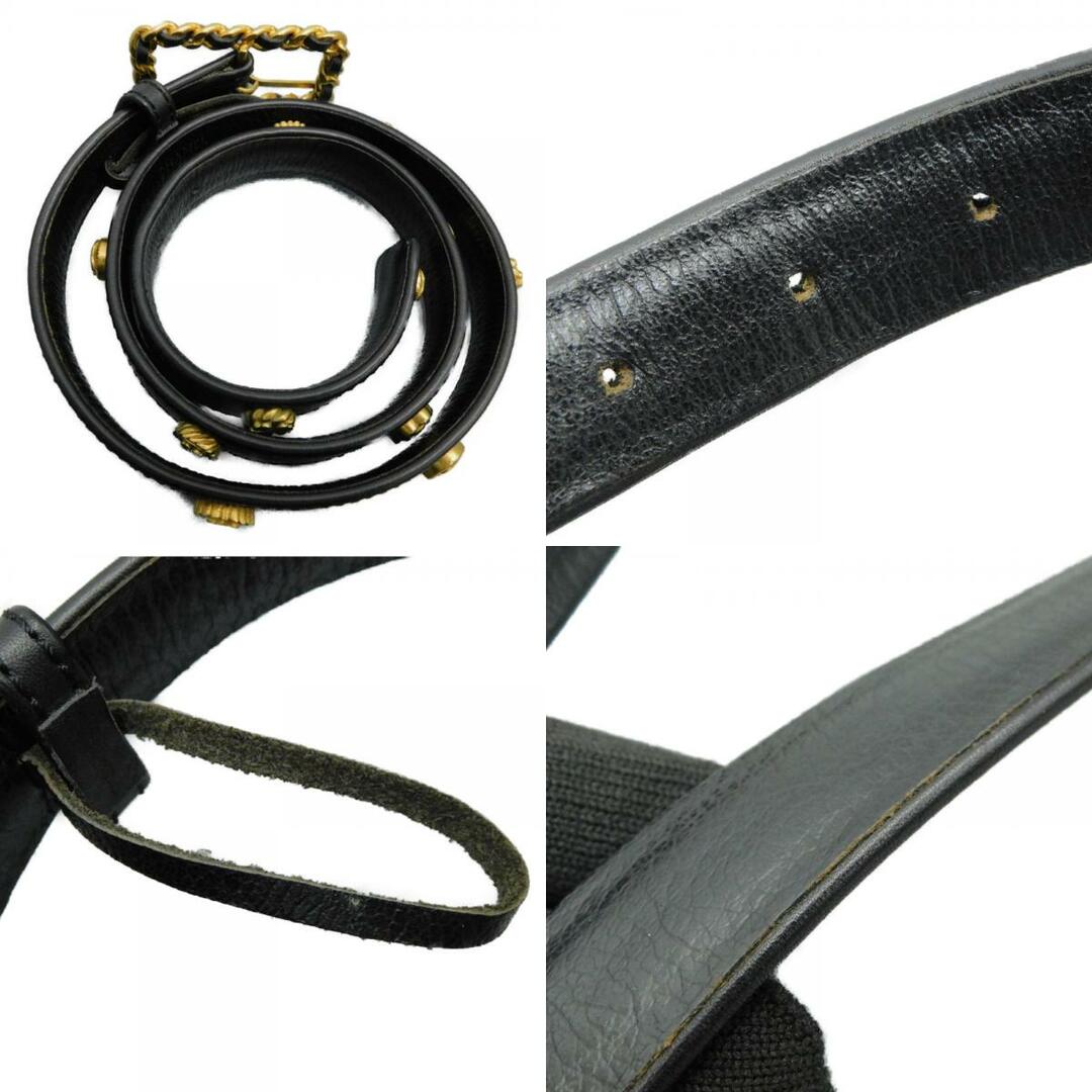 CHANEL シャネル カメリアレザーベルト チェーンバックル ココ CHANEL シャネル カメリアレザーベルト チェーンバックル ココ