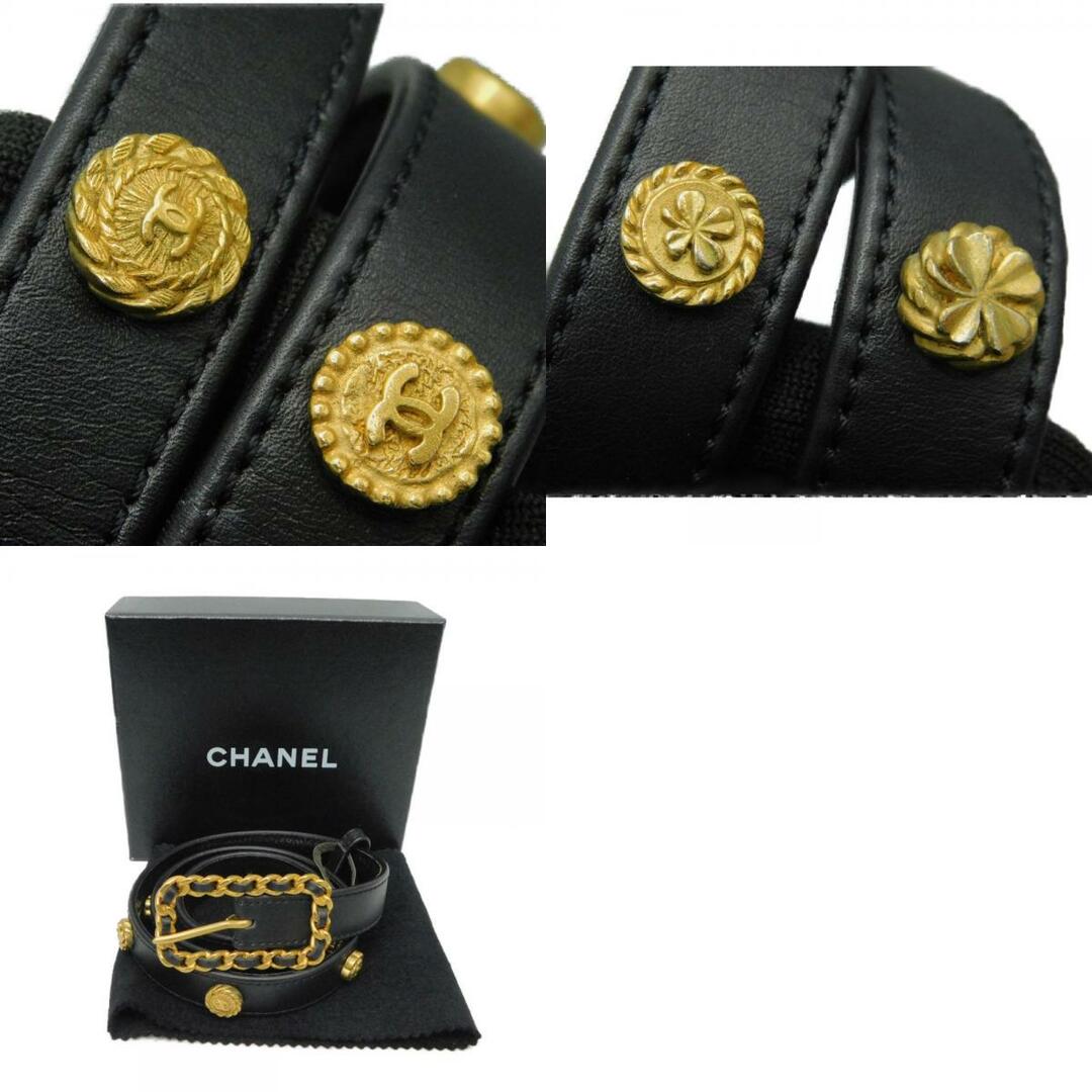 CHANEL シャネル カメリアレザーベルト チェーンバックル ココ CHANEL シャネル カメリアレザーベルト チェーンバックル ココ