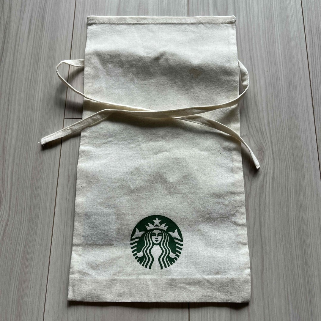 Starbucks Coffee(スターバックスコーヒー)のスターバックス　保存袋　巾着 インテリア/住まい/日用品のオフィス用品(ラッピング/包装)の商品写真
